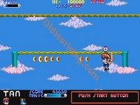 une photo d'Ã©cran de Mega Twins sur Arcade